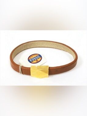 NWT Leather Fossil Bracelet